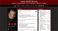 Desktop Screenshot of marie-white.com